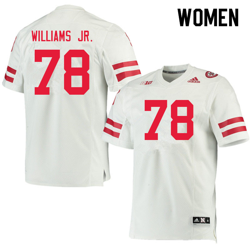 Women #78 Kevin Williams Jr. Nebraska Cornhuskers College Football Jerseys Sale-White